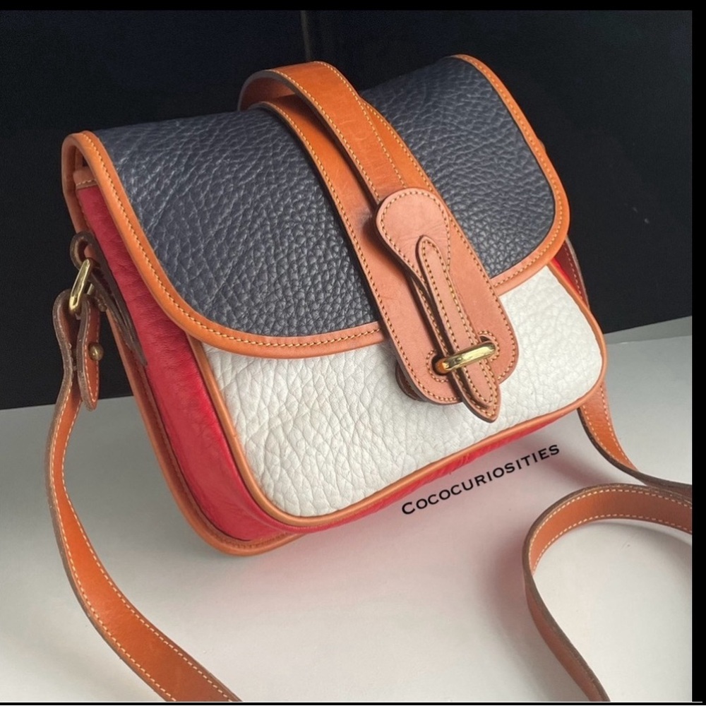 Dooney and Bourke AWL leather Equestrian Multi Color Bag